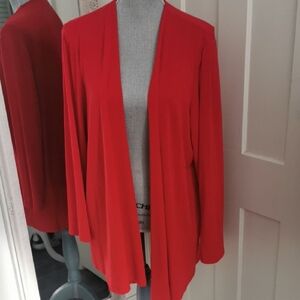 Geo Vintage Womens Open Swing Flowy Cardigan. Size 1X